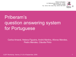 Priberam`s Question Answering System for Portuguese