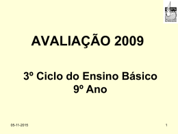 exames 2009/ensino básico