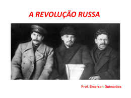 A REVOLUÇÃO RUSSA