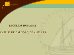 An&aacute;lise de cargos