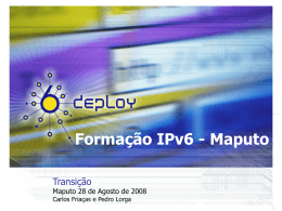 6TO4 - Formação IPv6