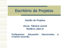 Escritório de Projetos - Centro de Informática da UFPE