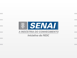 SENAI- Serviço Nacional de Aprendizagem Industrial