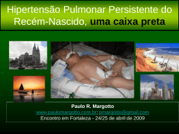 Hipertensão Pulmonar Persistente (HPP) Como tratar sem óxido