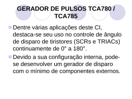 GERADOR DE PULSOS TCA780 / TCA785