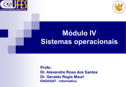 Módulo IV Sistemas operacionais