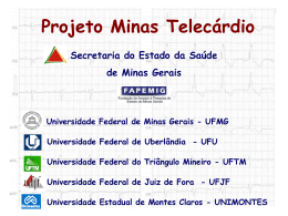 projeto minas telecárdio - Universidade Federal de Minas Gerais