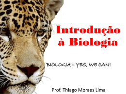 Classificação Biológica (prof Thiago) - 2º ano EM
