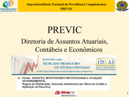Apresenta&ccedil;&atilde;o PREVIC *