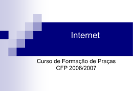 internet e intranet - 6º pelotão cfp bm 2006/2007