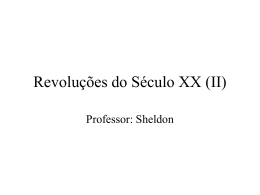 Revoluções do Século XX (II)