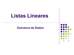 Listas Lineares - Objetivo Sorocaba