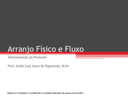 Arranjo Físico e Fluxo - Universidade Castelo Branco