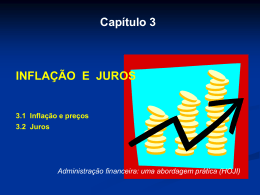 cap3 infla&ccedil;&otilde;es e juros
