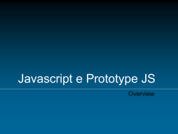 Prototype JS - Overview