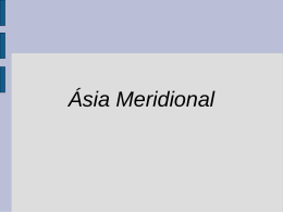 Ásia Meridional - brazsinigaglia