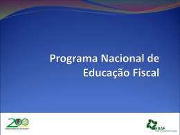 Programa Nacional de Educação Fiscal