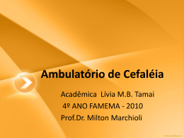 Ambulatório de Cefaléia