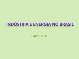 Indústria e Energia no Brasil