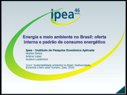 Ipea - Dr. Gesmar Rosa dos Santos