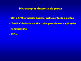 Microscopias de ponta de prova