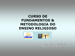 Slide 1 - GPER Grupo de Pesquisa Educação e Religião