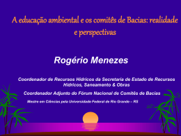realidade e perspectivas - Rogério Menezes - Pinheiros