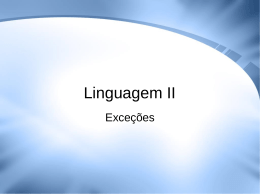 Linguagem II