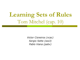 Learning Sets of Rules