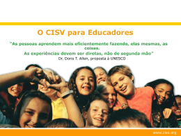 O CISV para Educadores