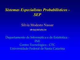 SEProbabilistico - Departamento de Informática e Estatística – INE