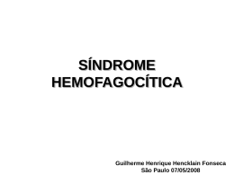 Síndrome hemofagocítica e lúpus eritematoso sistêmico Dr