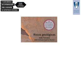 Riscos Geológicos