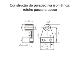 Construção de perspectiva isométrica: roteiro passo - Wiki do IF-SC