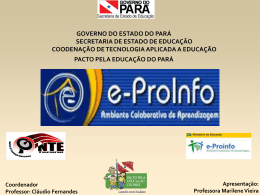 1º passo: Acesse o Ambiente Colaborativo de - NTE
