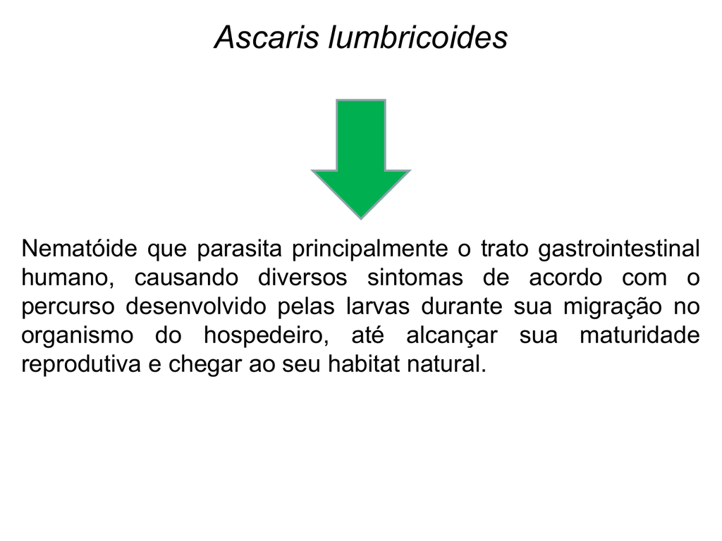aszcariasis parazita)