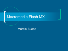Macromedia Flash MX - Centro de Informática da UFPE