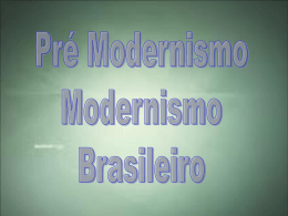 Modernismo I - Centro Educacional Delta