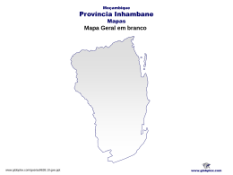 Mapas moduláveis Província de Inhambane