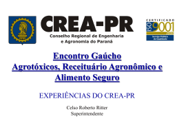 Eng. Agr. Celso Ritter - Crea-RS