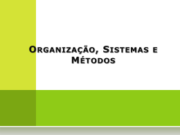 Organização, Sistemas e Métodos - Webgiz