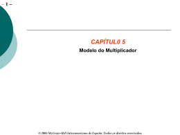 Cap .5-Modelo do Multiplicador