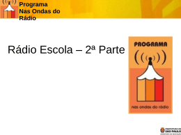 radioescola2 - Secretaria Municipal de Educa&ccedil;&atilde;o