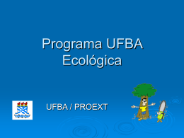 Programa UFBA Ecológica