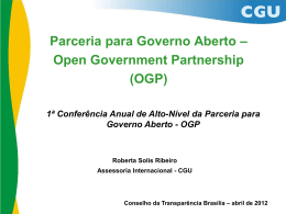 Apresentacao-Conferencia-OGP - Controladoria