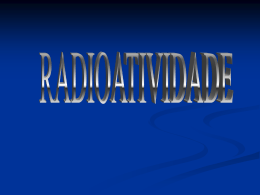 Radioatividade I