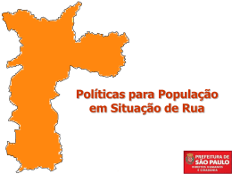 Slide 1 - Prefeitura de São Paulo
