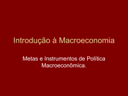 Introdução Macro - Prof. José Pires