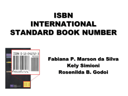 ISBN - FESP