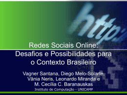 Redes Sociais Online